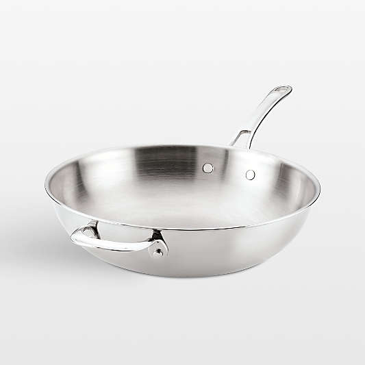 KitchenAid ® Anolon Everlast Stainless Steel Tri-Ply 12.5" Stirfy Pan