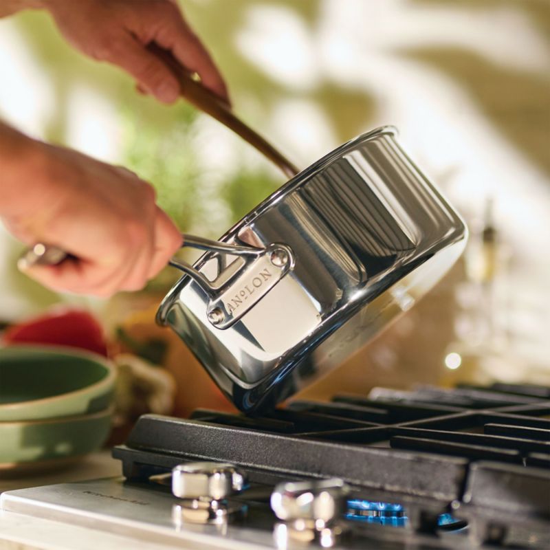 KitchenAid ® Anolon Everlast Stainless Steel Tri-Ply 3-Qt. Saucepan - image 3 of 5