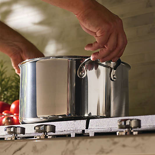Anolon ® Everlast Stainless Steel Tri-Ply 8-Qt. Saucepan
