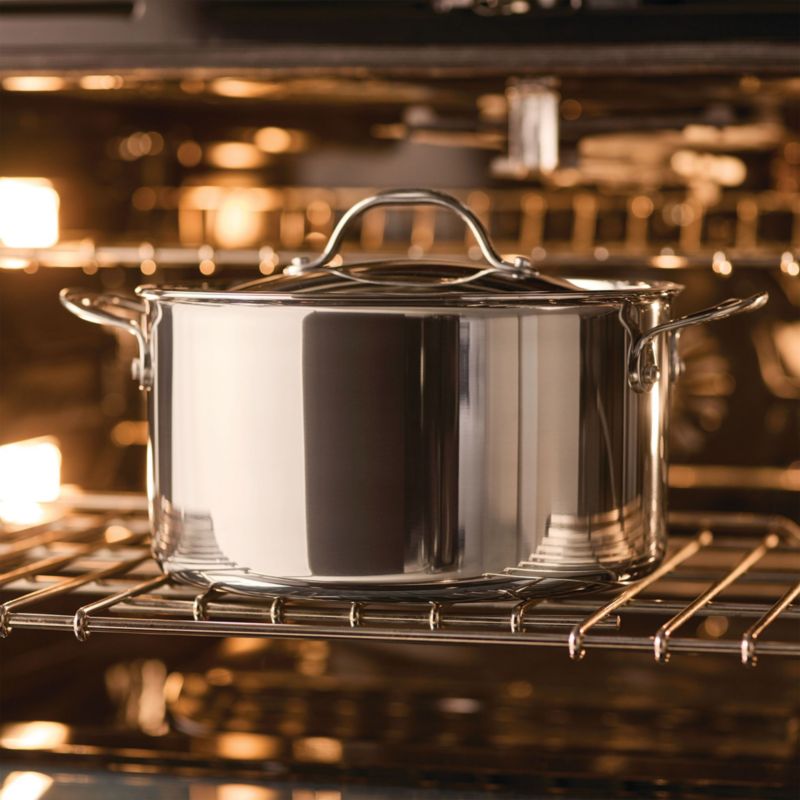 KitchenAid ® Anolon Everlast Stainless Steel Tri-Ply 8-Qt. Saucepan - image 4 of 5