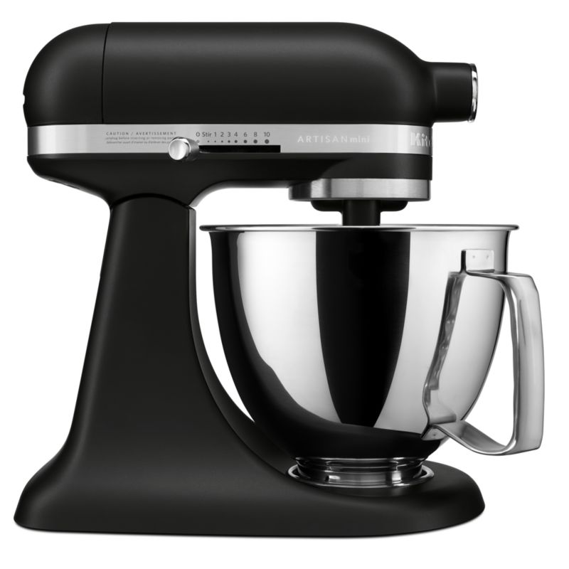 KitchenAid® Artisan® Mini 3.5-Quart Tilt-Head Matte Black Stand Mixer - image 6 of 11