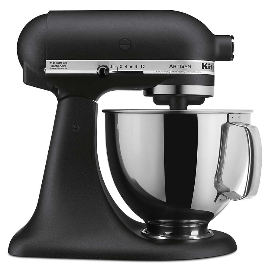 KitchenAid Artisan Series – 5-Quart Tilt-Head Stand Mixer (Cast Iron Black)