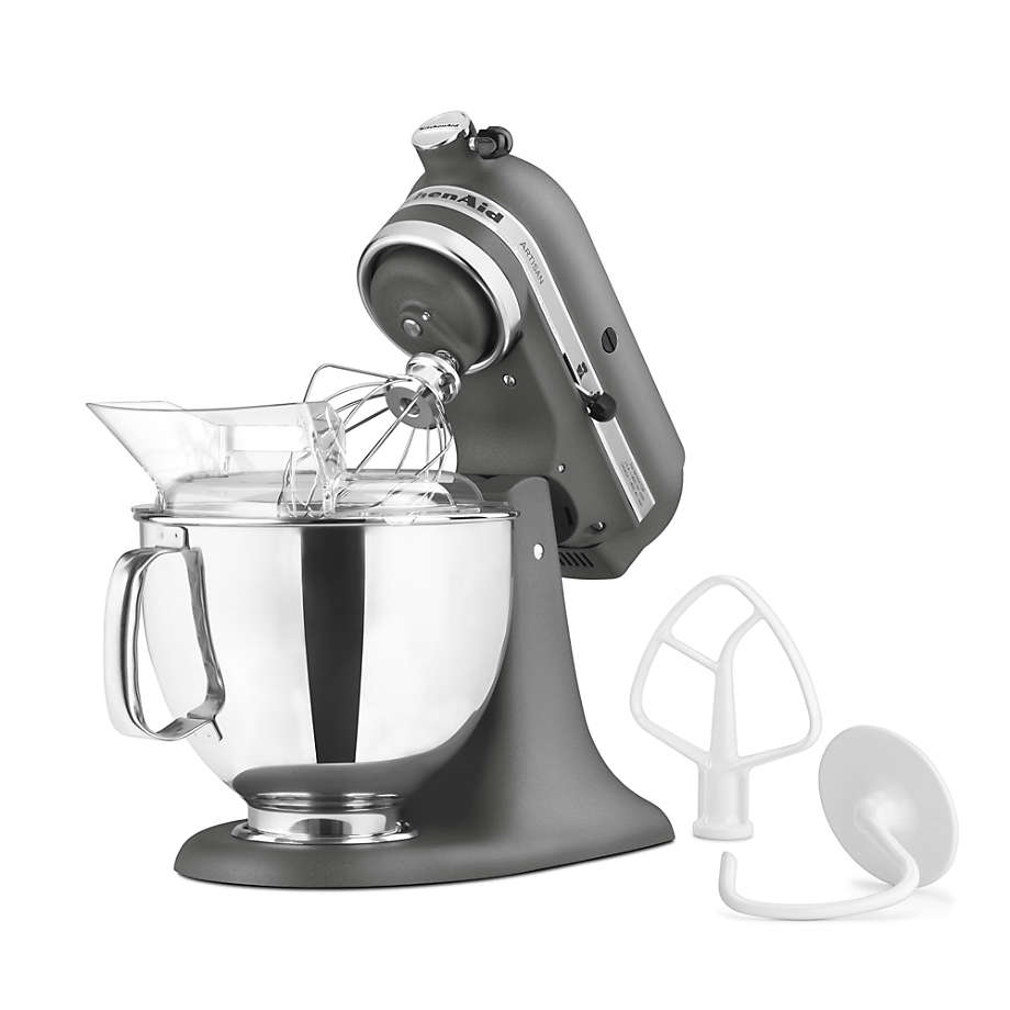 KitchenAid Artisan Series Imperial Grey 5-Quart Tilt-Head Stand Mixer +  Reviews, Crate & Barrel