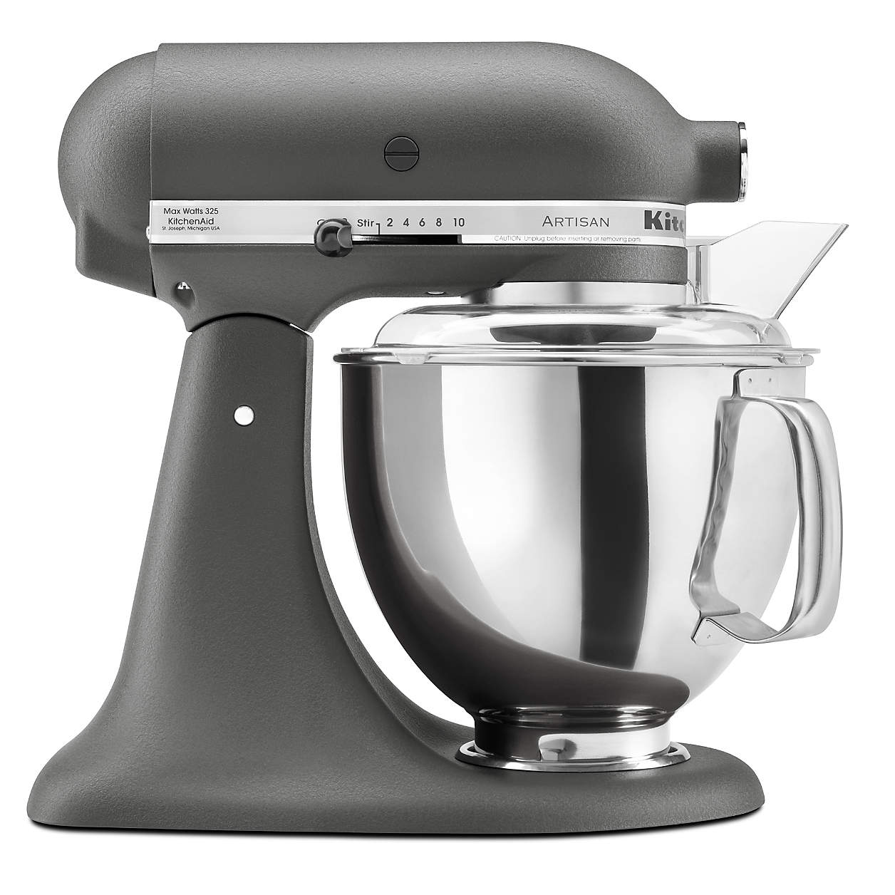 Kitchenaid Artisan Series Imperial Grey Quart Tilt Head Stand Mixer Reviews Crate Barrel