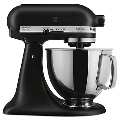 View KitchenAid ® Artisan® Series Matte Black 5-Quart Tilt-Head Stand Mixer details
