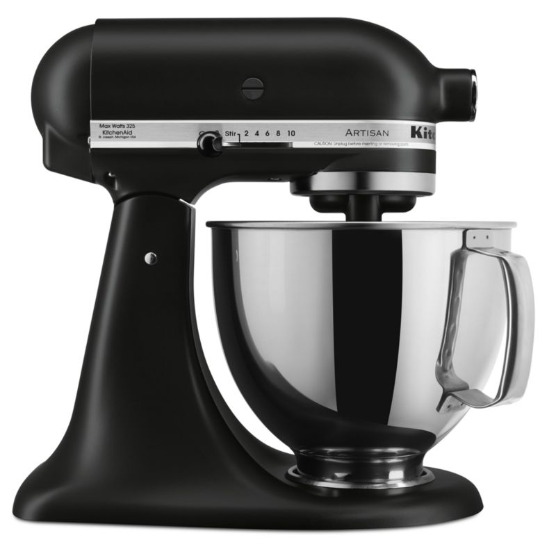 Matte Black KitchenAid Mixers, Ceramic Mixer Bowls and Pavlovas