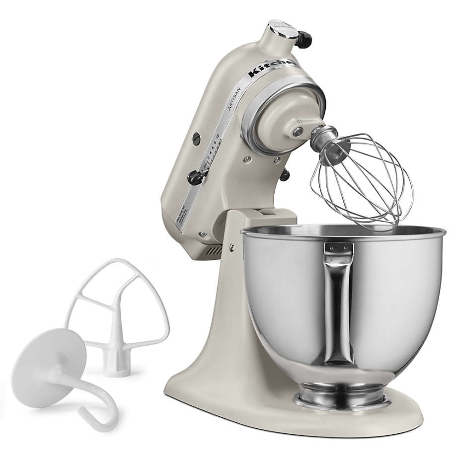 KitchenAid Artisan Series Matte White 5-Quart Tilt-Head Stand Mixer +  Reviews, Crate & Barrel