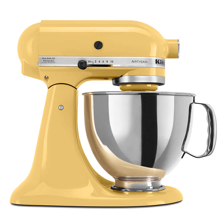 KitchenAid Artisan Series Matte Dried Rose Pink 5-Quart Tilt-Head Stand Mixer + Reviews | Crate & Barrel