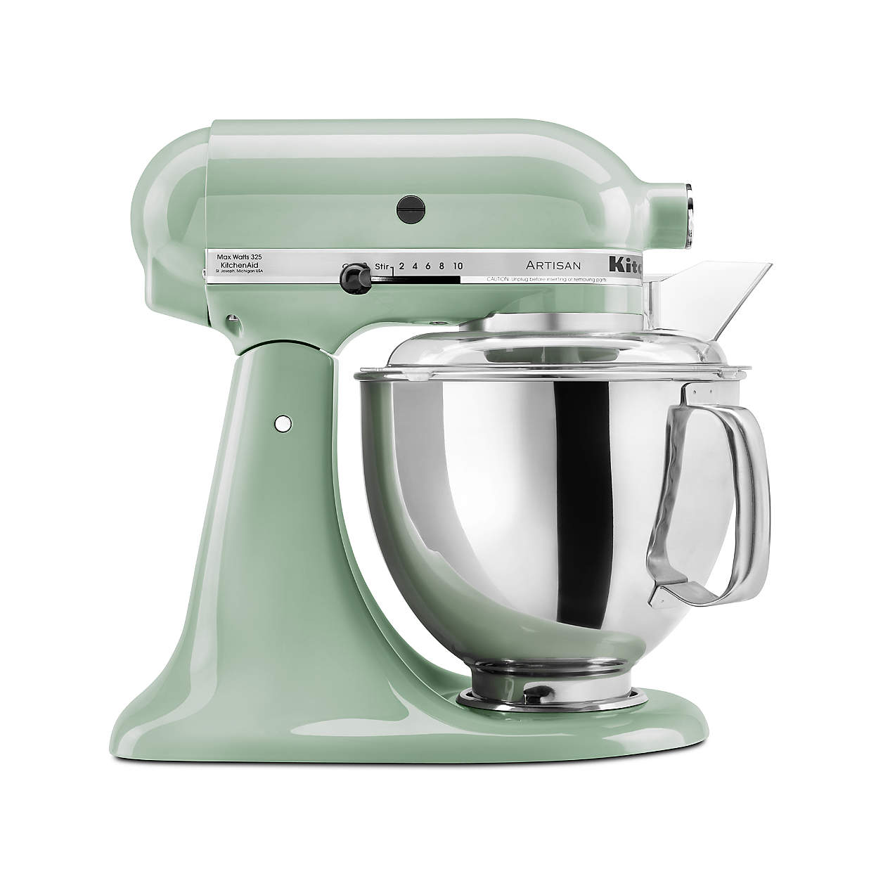 kitchenaid artisan series 5 quart tilt head stand mixer pistachio