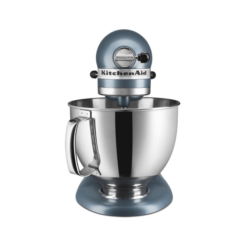 KitchenAid KSM150PSMC Metallic Chrome 5-Quart Tilt-Head Stand Mixer +  Reviews, Crate & Barrel