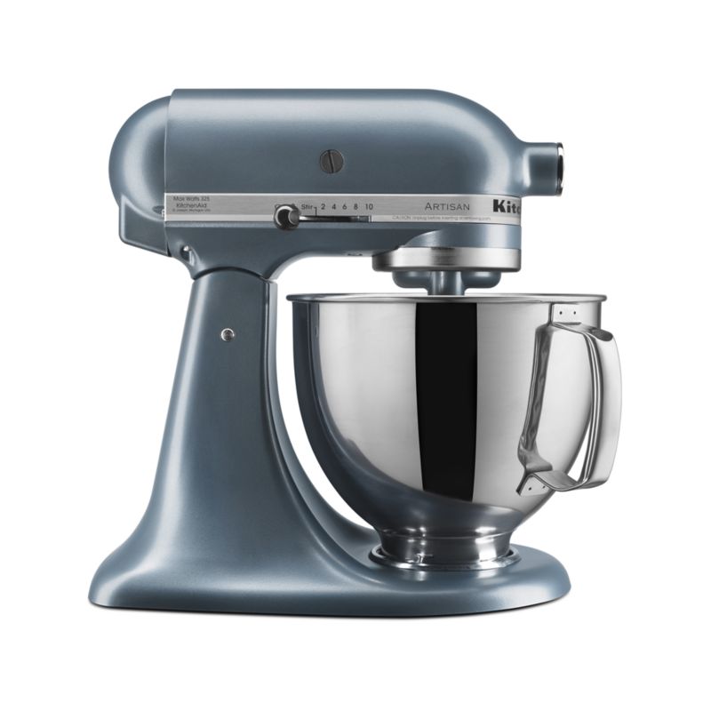 KitchenAid Artisan Series 5-Quart Tilt-Head Steel Blue Stand Mixer ...