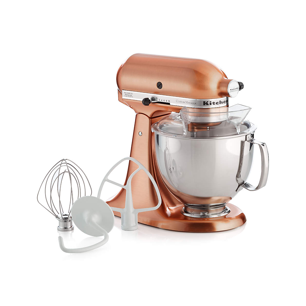 KitchenAid Copper Metallic Series Stand Mixer + Reviews Crate and Barrel