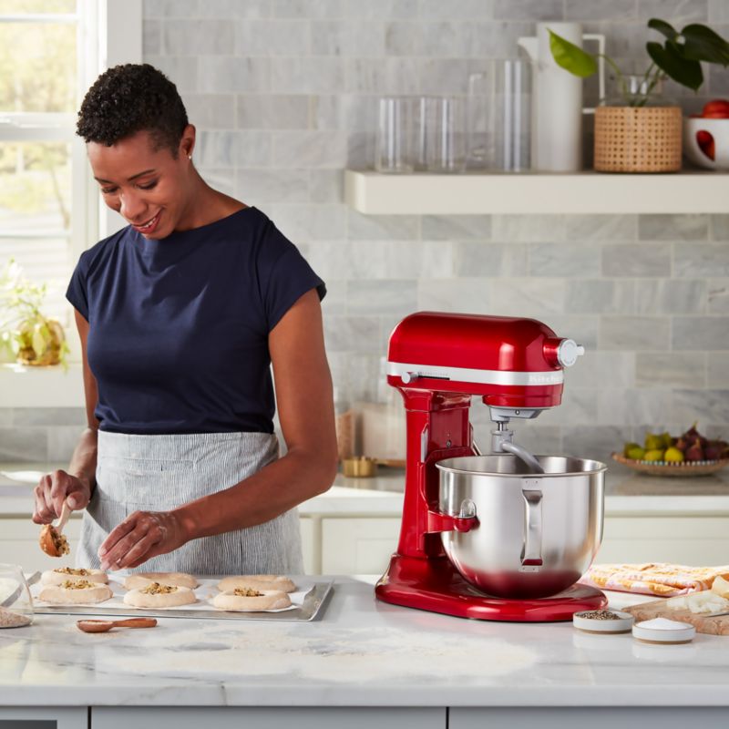 Crate&Barrel KitchenAid ® Pro 600 ™ Series Empire Red 6-Quart Bowl-Lift  Stand Mixer