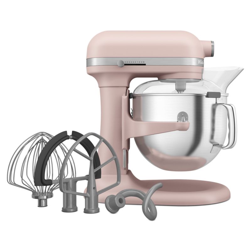 KitchenAid Artisan Series Matte Dried Rose Pink 5-Quart Tilt-Head Stand  Mixer + Reviews, Crate & Barrel