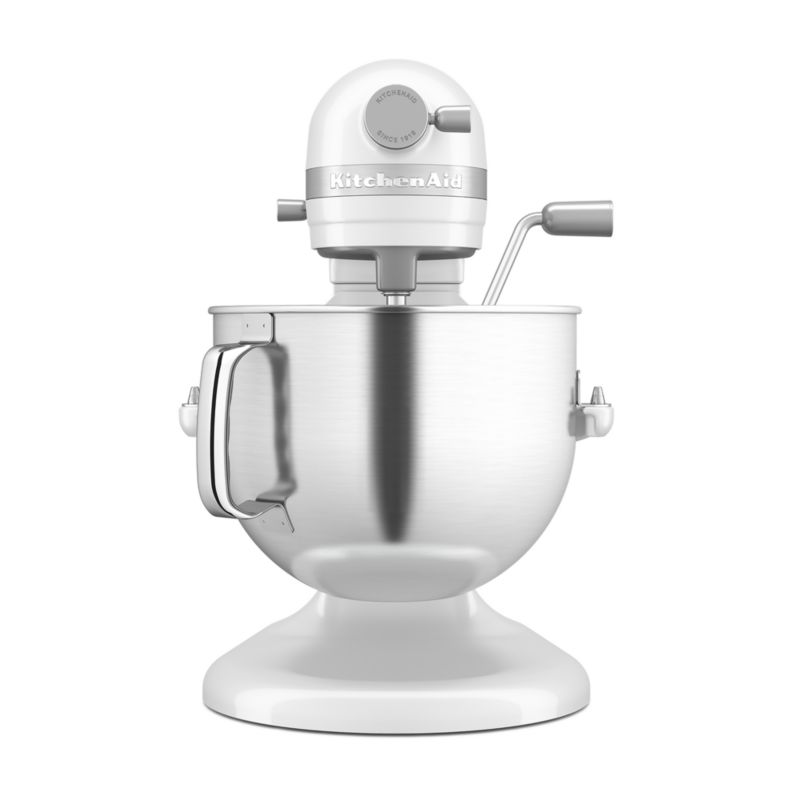 KitchenAid White 7-Quart Bowl-Lift Stand Mixer + Reviews | Crate & Barrel