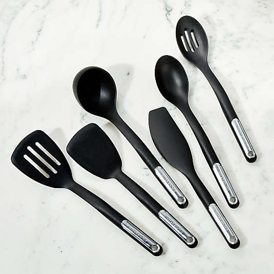 KitchenAid ® Black Silicone Utensils, Set of 6