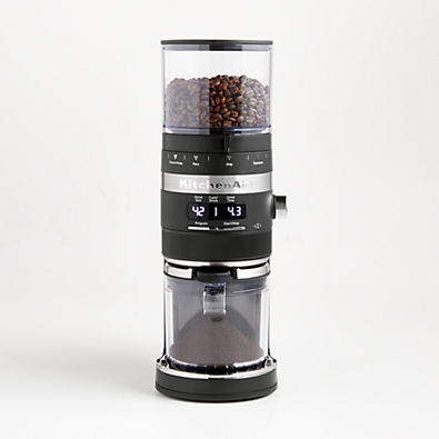 View KitchenAid ® Matte Black Burr Coffee Grinder details