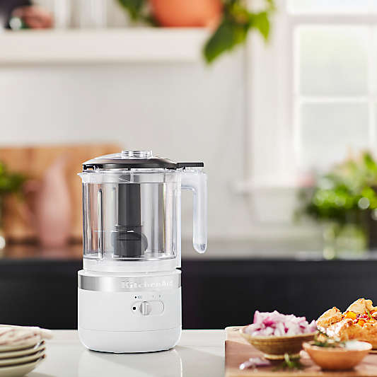 KitchenAid ® White Cordless 5-Cup Mini Food Chopper