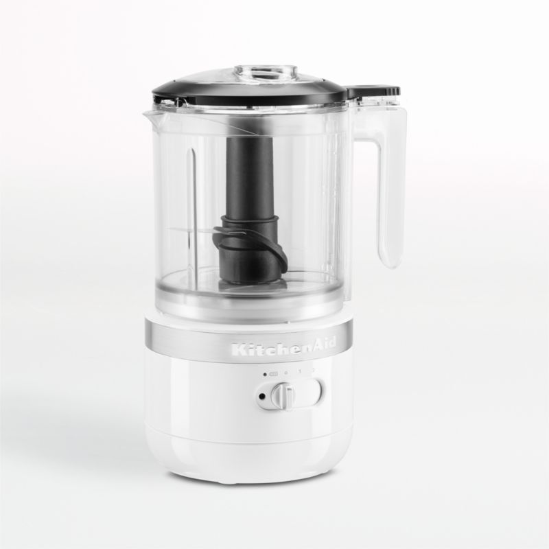 KitchenAid Black Cordless 5-Cup Mini Food Processor Chopper + Reviews, Crate & Barrel Canada