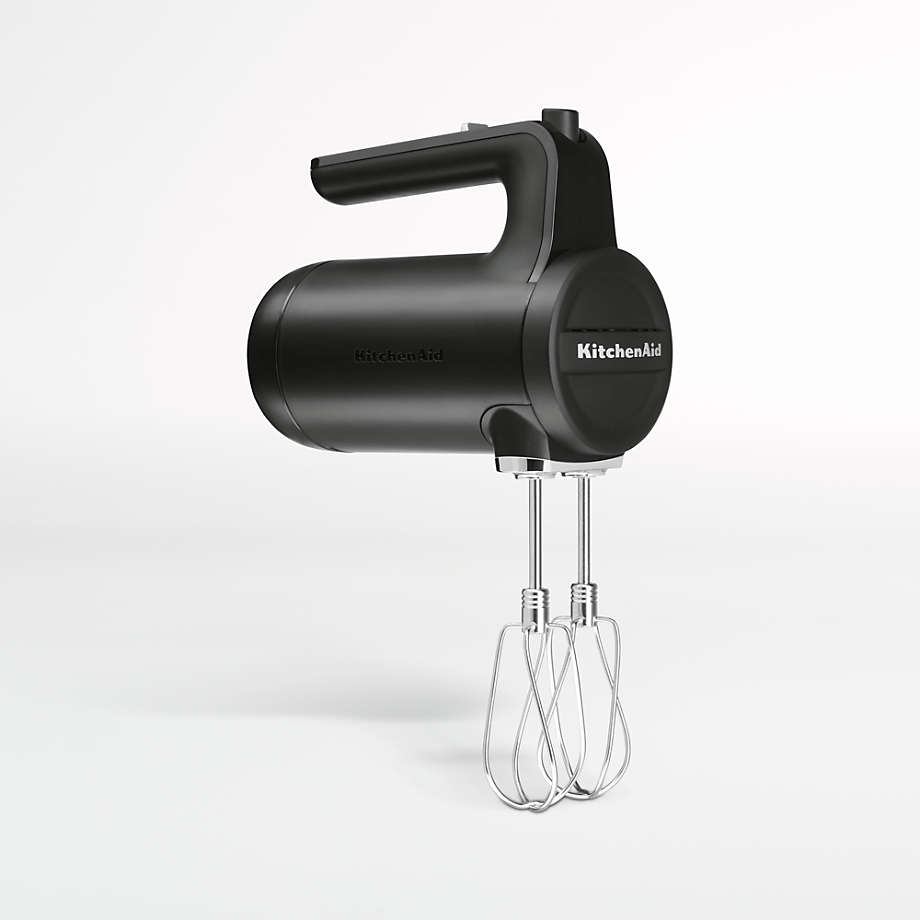 KitchenAid Black Cordless Hand Mixer + Reviews | Crate & Barrel