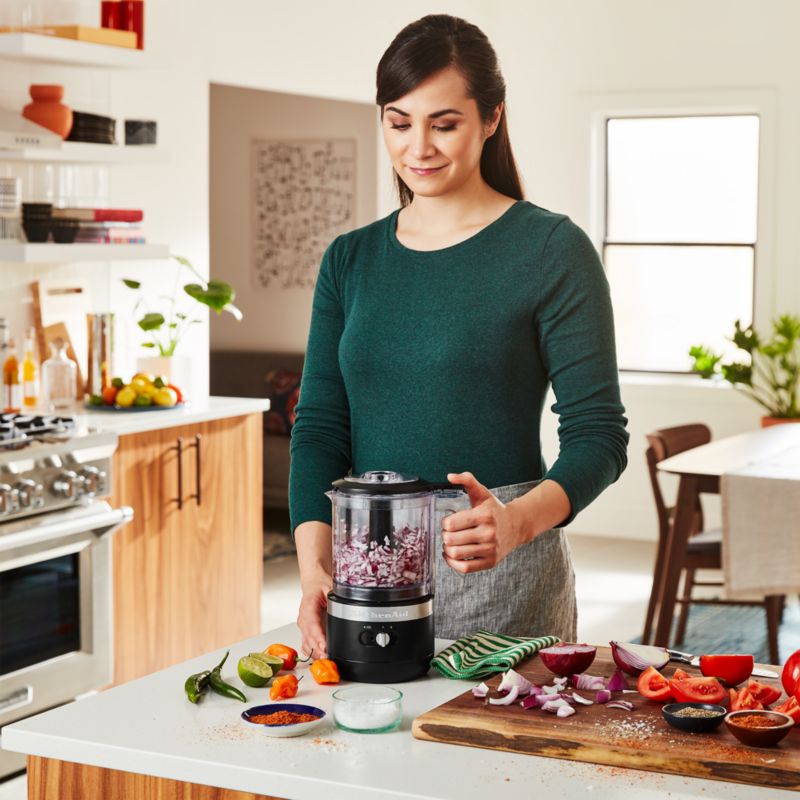 KitchenAid ® Black Cordless 5-Cup Mini Food Chopper - image 4 of 7