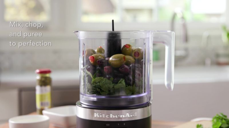 Play KitchenAid ® Black Cordless 5-Cup Mini Food Chopper - video 1 of 1