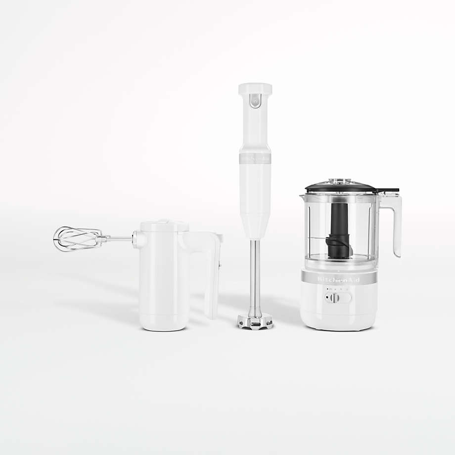 KitchenAid White Cordless Hand Blender + Reviews, Crate & Barrel Canada