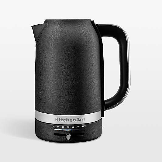 KitchenAid ® 1.7-L Electric Kettle in Cast Iron Black