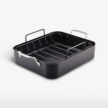 Chef's Classic™ Stainless 16 Roasting Pan with Rack 