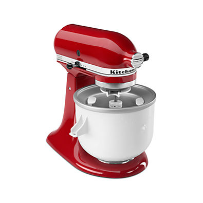 View KitchenAid Stand Mixer Ice Cream Maker Attachment. <br />2 qt details
