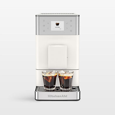 View KitchenAid ® KF3 Fully Automatic Espresso Machine in Porcelain White details