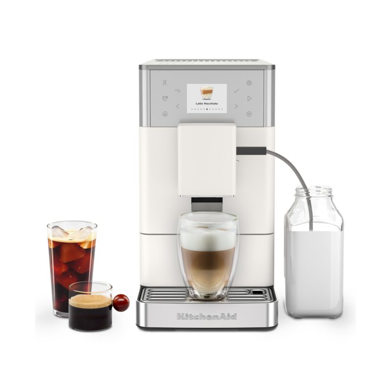 KitchenAid ® KF3 Fully Automatic Espresso Machine in Porcelain White - image 4 of 6