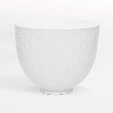 View KitchenAid ® Stand Mixer Mermaid Lace White 5-Qt. Ceramic Mixing Bowl details