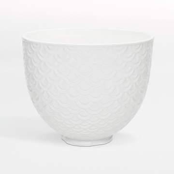 KitchenAid - 5 Quart Ceramic Bowl - Blue Mermaid Lace