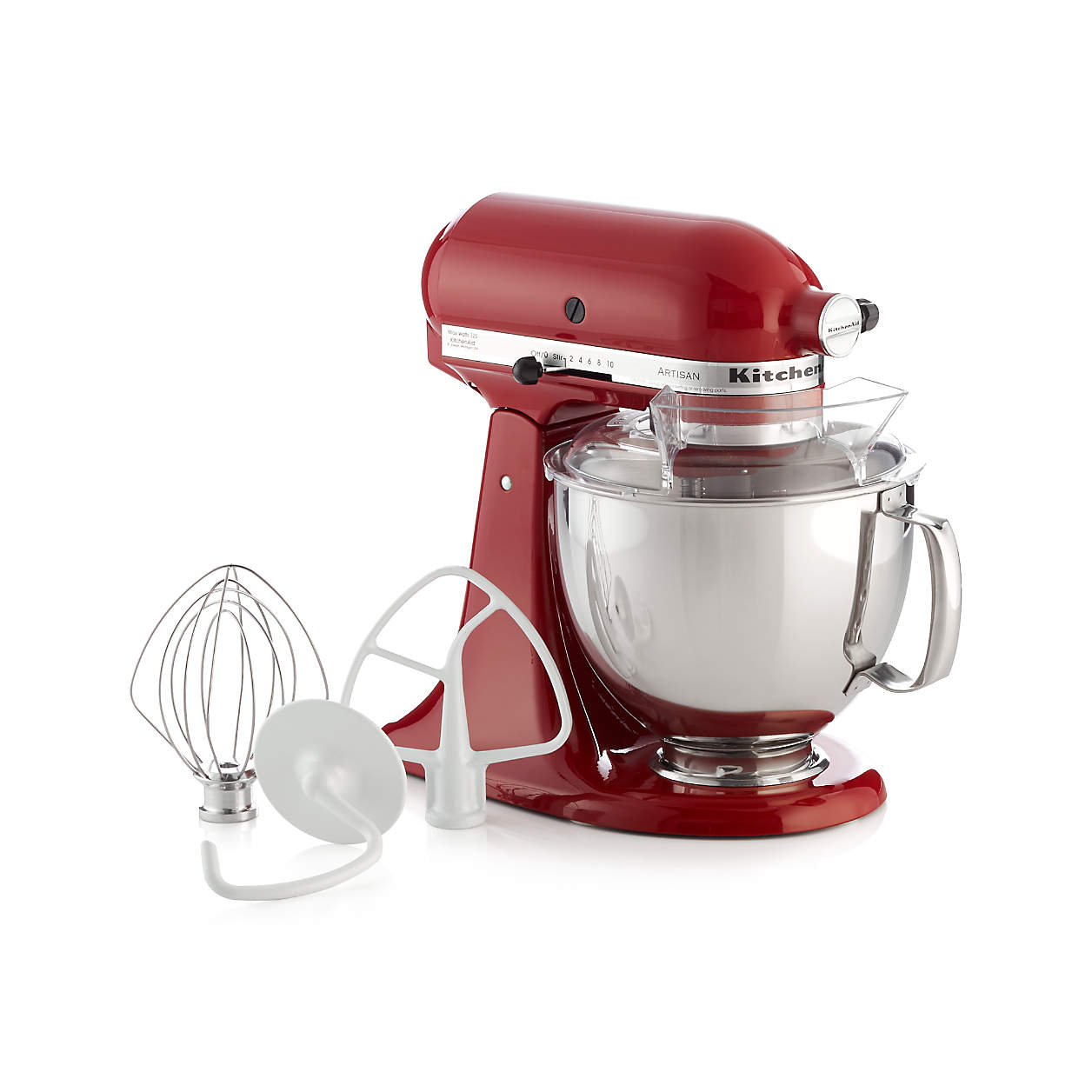 KitchenAid KSM150PSER Artisan Empire Red Stand Mix + Reviews Crate