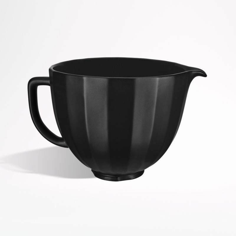 KitchenAid ® Stand Mixer Matte Black Shell 5-Quart Ceramic Mixing Bowl with Spout - image 2 of 4