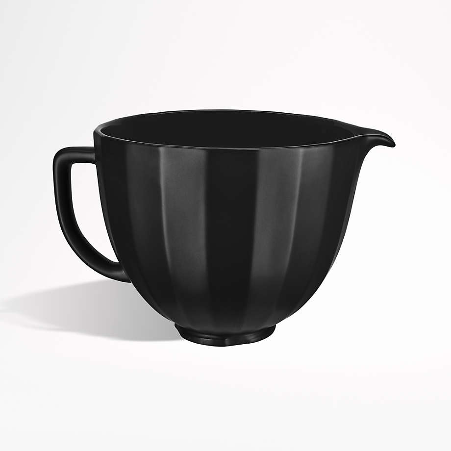 KitchenAid Stand Mixer Matte Black Shell 5-Quart Ceramic Mixing