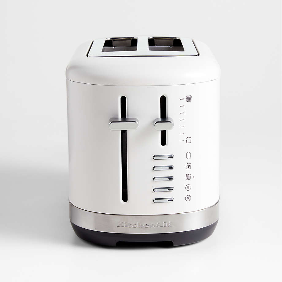 KitchenAid 2-Slice Toaster in Porcelain White + Reviews | Crate & Barrel