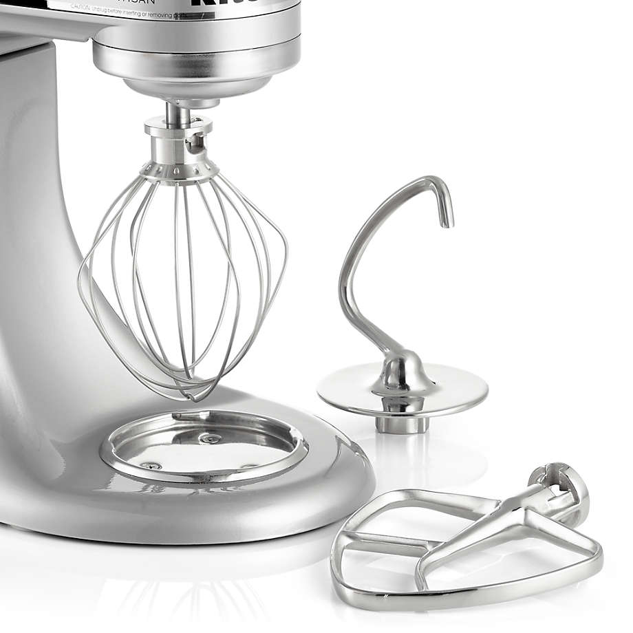 KitchenAid Stand Mixer Stainless Steel Mixing Attachments, Set of 3 +  Reviews, Crate & Barrel