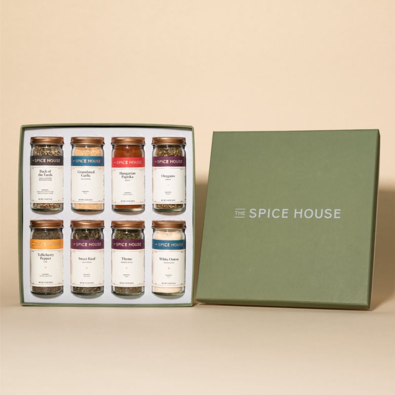 Mini Oval Spice-Herb Jars with Clamp Set of 12 + Reviews | Crate & Barrel