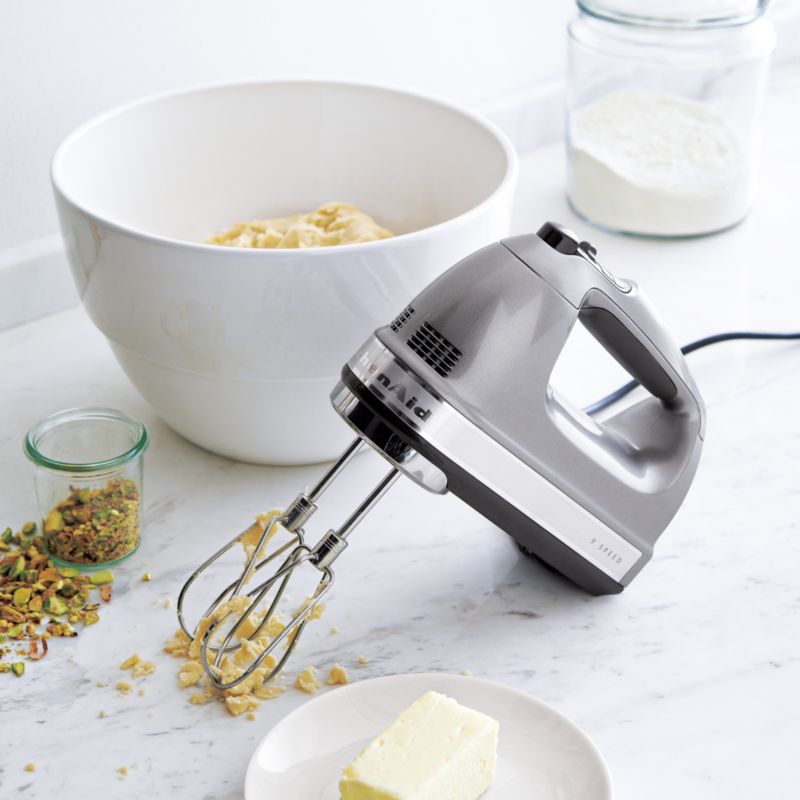 KitchenAid ® Contour Silver 9-Speed Hand Mixer - image 4 of 9