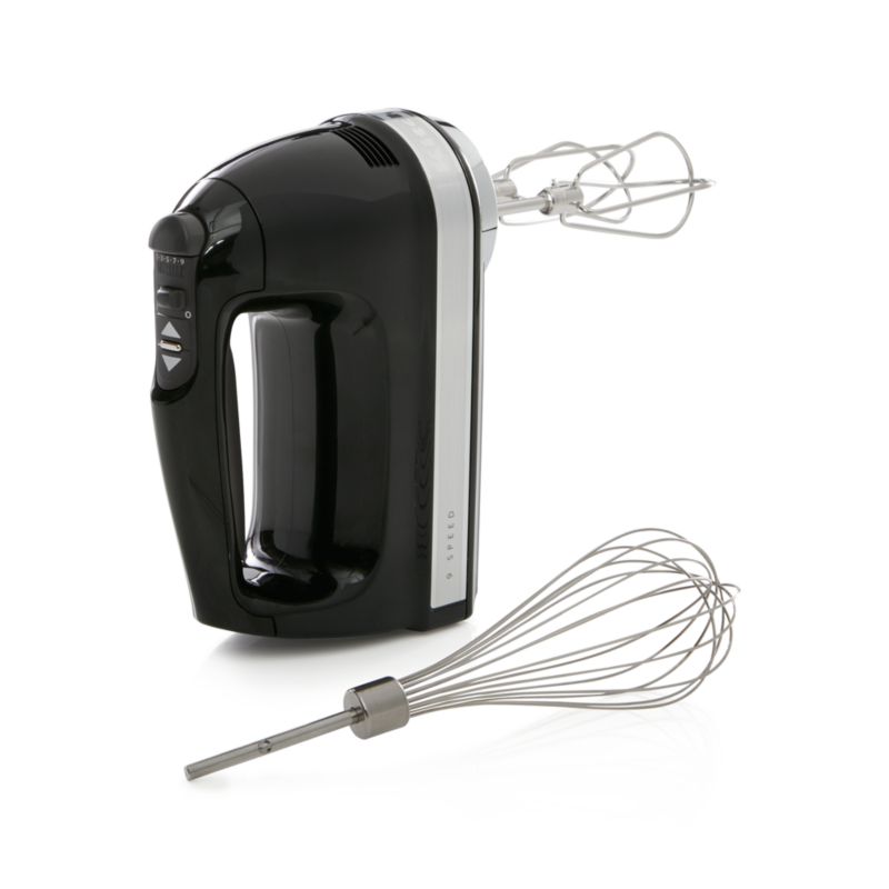 KitchenAid Onyx Black 9Speed Electric Hand Mixer + Reviews Crate
