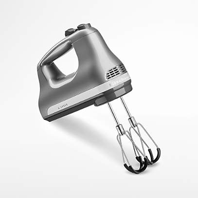 KitchenAid 6-Speed Contour Silver Electric Hand Mixer with Flex Edge  Beaters + Reviews