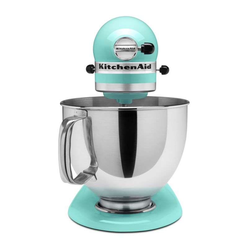 KitchenAid KSM150PSMC Metallic Chrome 5-Quart Tilt-Head Stand Mixer +  Reviews, Crate & Barrel