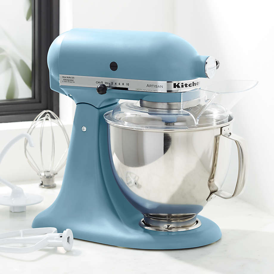  KitchenAid Artisan Series 5 Quart Tilt Head Stand Mixer with  Pouring Shield KSM150PS, Removable bowl, Aqua Sky: Electric Stand Mixers:  Home & Kitchen