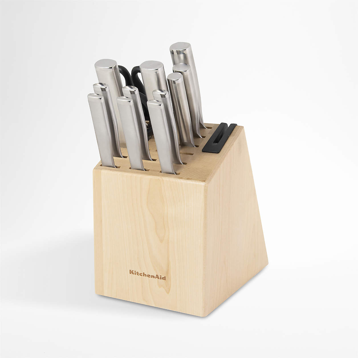 KitchenAid Gourmet 14Piece Stainless Steel Knife Set Crate & Barrel