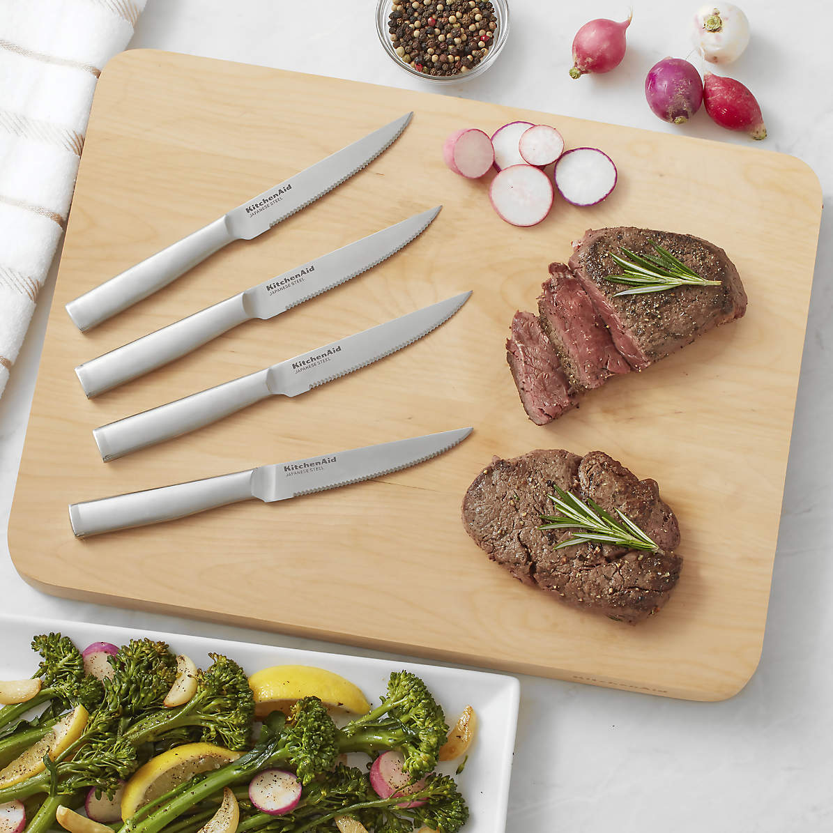 Laguiole Gold Steak Knives, Set of 4 + Reviews, Crate & Barrel