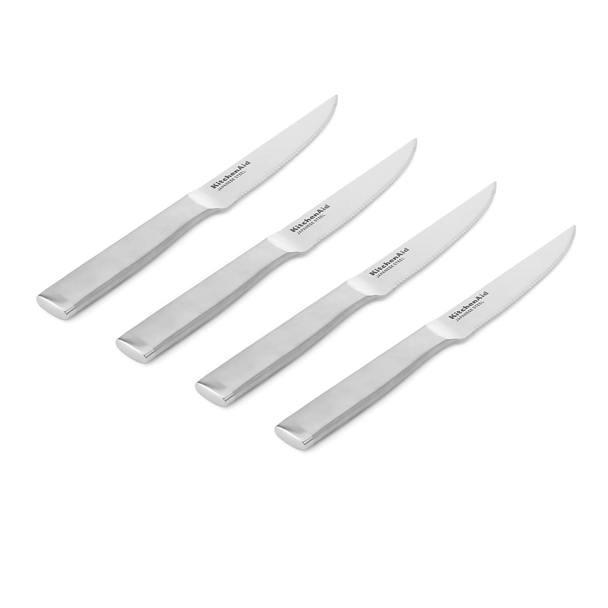 Jean Dubost Black Handled Steak Knives, Set of 6 - Hudson Grace