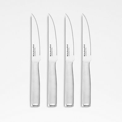 View KitchenAid ® Gourmet 4-Piece Stainless Steel Steak Knife Set details