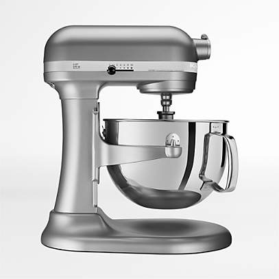 KitchenAid Pro Series Silver 6-Quart Bowl-Lift Mixer + Reviews | Crate Barrel